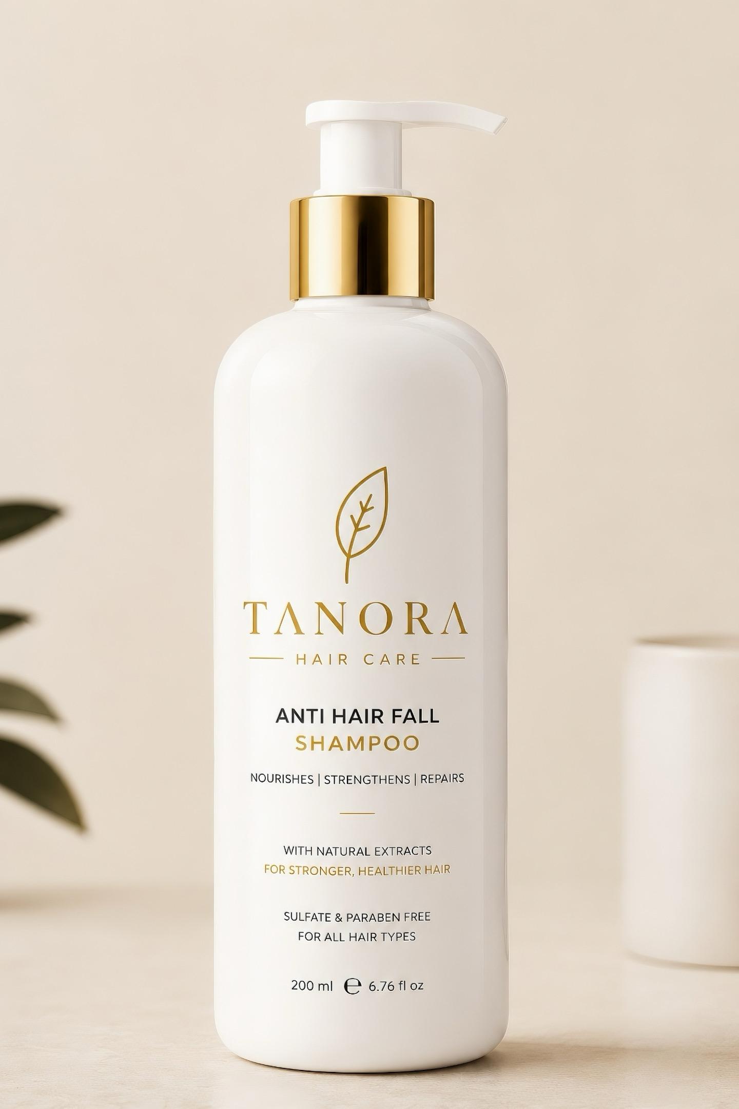 Tanora Anti Hair Fall Shampoo bottle